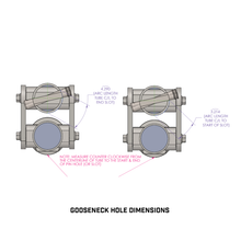 Load image into Gallery viewer, Gen-Y Hitch Pegasus Torsion Flex Gooseneck Coupler [5&quot; Offset/Low-Profile] Multiple Hitch Options Alternate Image