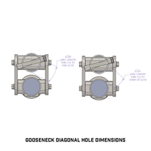 Load image into Gallery viewer, Gen-Y Hitch Pegasus Torsion Flex Gooseneck Coupler [11&quot; Offset/Low-Profile] Multiple Hitch Options Alternate Image