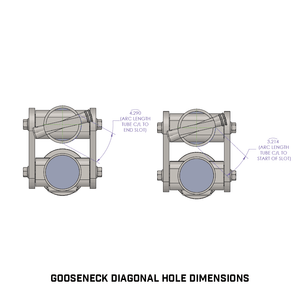 Gen-Y Hitch Pegasus Torsion Flex Gooseneck Coupler [11" Offset/Low-Profile] Multiple Hitch Options