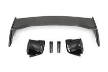 Load image into Gallery viewer, OLM Spoiler for Subaru WRX / WRX STI (2015-2026) Silverline Carbon Fiber OEM S Style with Black Bases OLM15SLINESTICF Alternate Image