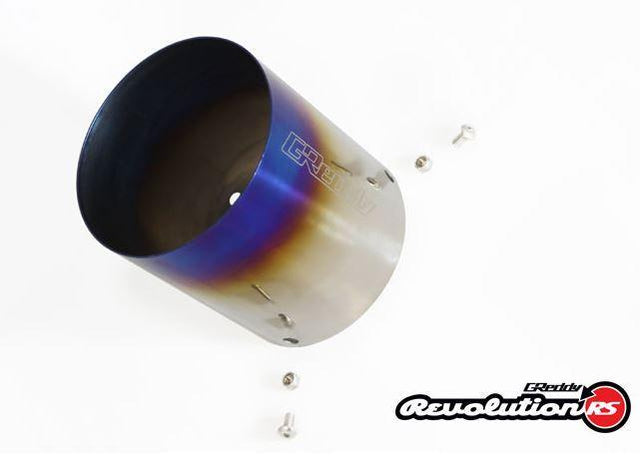 G Reddy Tip GReddy Titanium Tip 105mm Dia. / L 120mm, Std. Revolution - RS 1100211