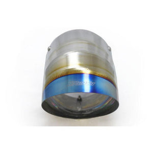 GReddy Burnt Titanium Tip (105mm Dia/120mm Length) for Revolution RS/RS-TI/RS-Race main image 0