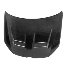 Load image into Gallery viewer, SEIBON Carbon Fiber Hood VW Golf / Golf GTI / Golf R MK6 (10-14) DV Vented / TM / OEM Style - DV w/ Emblem Alternate Image