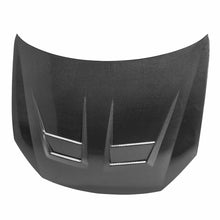 Load image into Gallery viewer, SEIBON Carbon Fiber Hood VW Golf / Golf GTI / Golf R MK6 (10-14) DV Vented / TM / OEM Style - DV Shaved Emblem Alternate Image