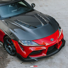Load image into Gallery viewer, SEIBON Carbon Fiber Hood Toyota GR Supra (20-25) TS / TSII / TV / VS Style - TS Style (Dry) Alternate Image