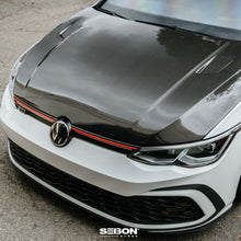 Load image into Gallery viewer, SEIBON Carbon Fiber Hood VW Golf MK8 (2022) OEM / DV / TM Style - DV Style Alternate Image
