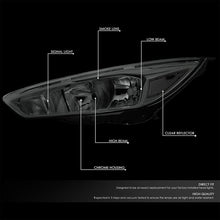 Load image into Gallery viewer, DNA Headlights Ford Focus Sedan (2015-2017) OE Style w/ Black or Chrome Housing Alternate Image