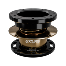 Load image into Gallery viewer, DND Hexlock Quick Release Hub Competition Spec - Purple / Red / Tungsten / Black / Blue / FIA Gold Alternate Image