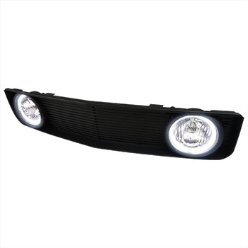 Spec-D Grill Ford Mustang V6 (05-09) S197 Black w/ Round Fog Lights GT