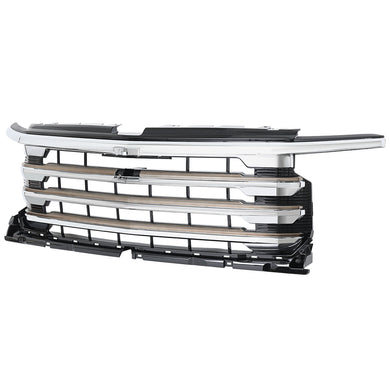 Spec-D Grill Chevy Silverado 1500 (2022 2023 2024) High Country or Standard Chrome or Black