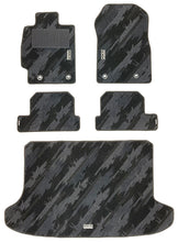 Load image into Gallery viewer, HKS 53001-AT043 monotone oil splash pattern floor mat full set of 5 for Scion FR-S ZN6, Subaru BRZ ZC6, and Toyota 86 ZN6 first generation 2013-2021 left-hand drive Alternate Image