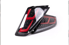 Load image into Gallery viewer, OLM Full LED Taillights for Subaru WRX (2022-2026) Spec-AR Red Bar with Black Base &amp; Clear Lens OLME.47002.1-CBRC Alternate Image