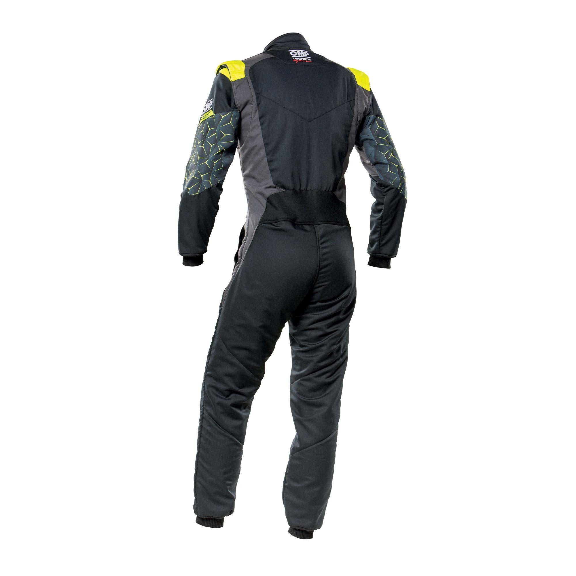 OMP Tecnica Hybrid Overall Race Suit FIA 8856-2018 Red / Silver / Blac
