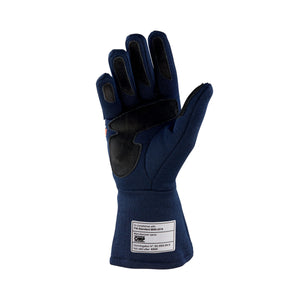 OMP Dijon Vintage Fireproof Gloves [FIA 8856-2018] Black / Red / Cream / Navy Blue