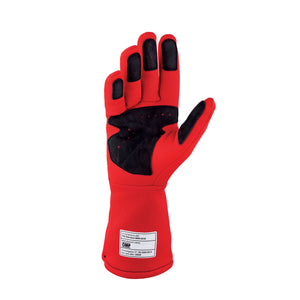 OMP Dijon Vintage Fireproof Gloves [FIA 8856-2018] Black / Red / Cream / Navy Blue