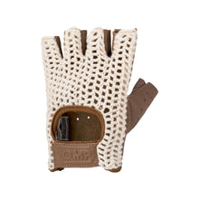 Load image into Gallery viewer, OMP Tazio Vintage Gloves [Short Style Leather] Black or Beige - Cream / Small Alternate Image