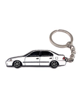 Load image into Gallery viewer, Drift Pins Honda Civic EK Sedan Keychains Alternate Image
