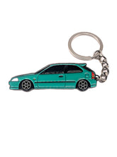 Load image into Gallery viewer, Drift Pins Honda Civic EK Hatch Keychains Alternate Image
