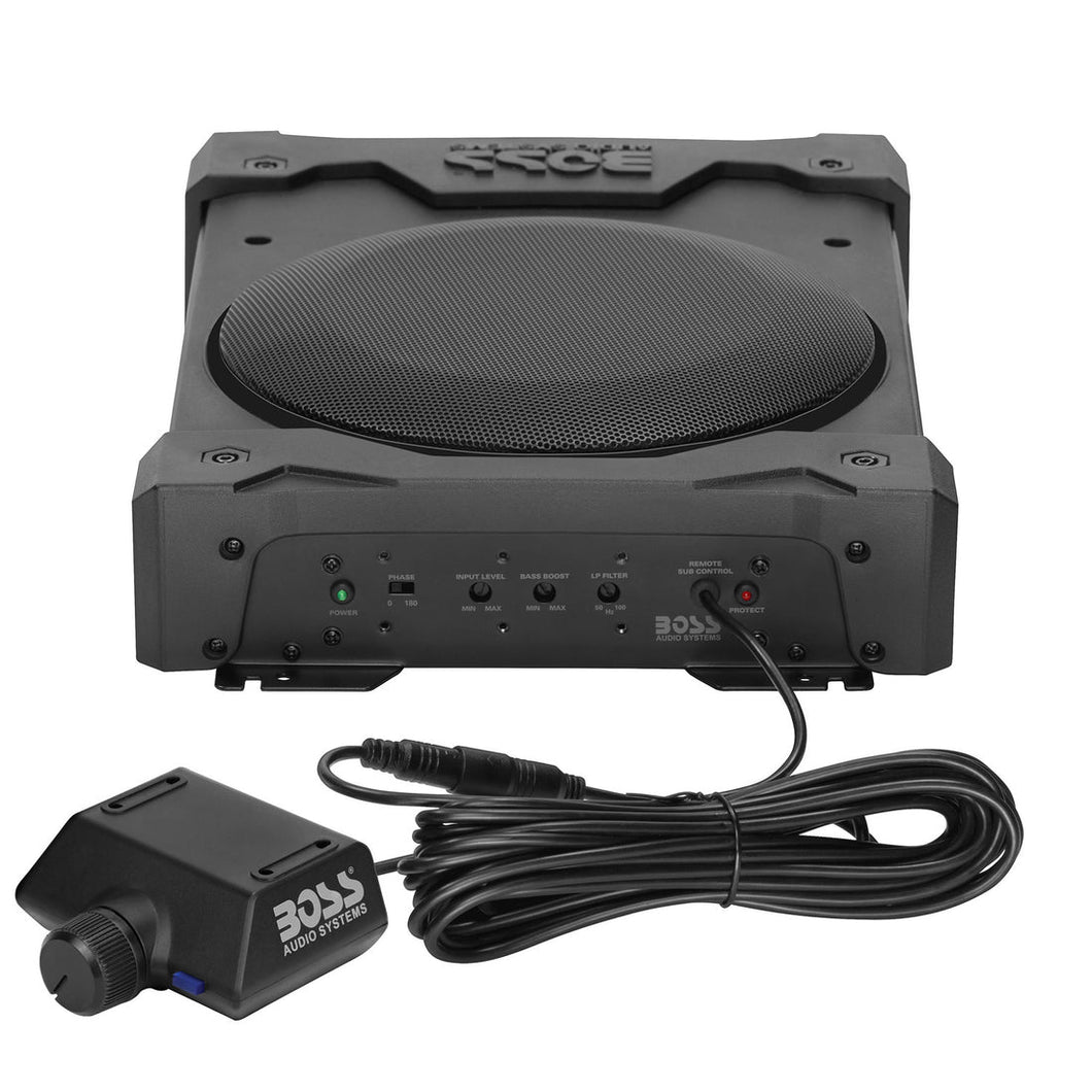 Boss Audio Systems 8 Inch 800W Amplified Subwoofer System with Enclosu