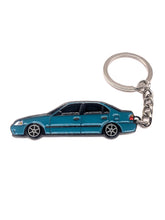Load image into Gallery viewer, Drift Pins Honda Civic EK Sedan Keychains Alternate Image