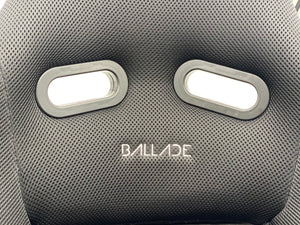 Ballade Sports Bucket Seats w/ Black Alcantara - Carbon Kevlar or Carbon Fiber