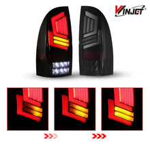Load image into Gallery viewer, Winjet LED Tail Lights for Toyota Tacoma (2005-2015) with Sequential Turn Signal - Matte Black or Glossy Black CTWJ-0728 Alternate Image