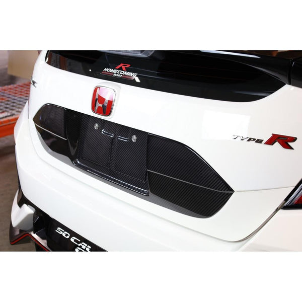 APR License Plate Backing Honda Civic Type-R FK8 (2017-2021) [Carbon F
