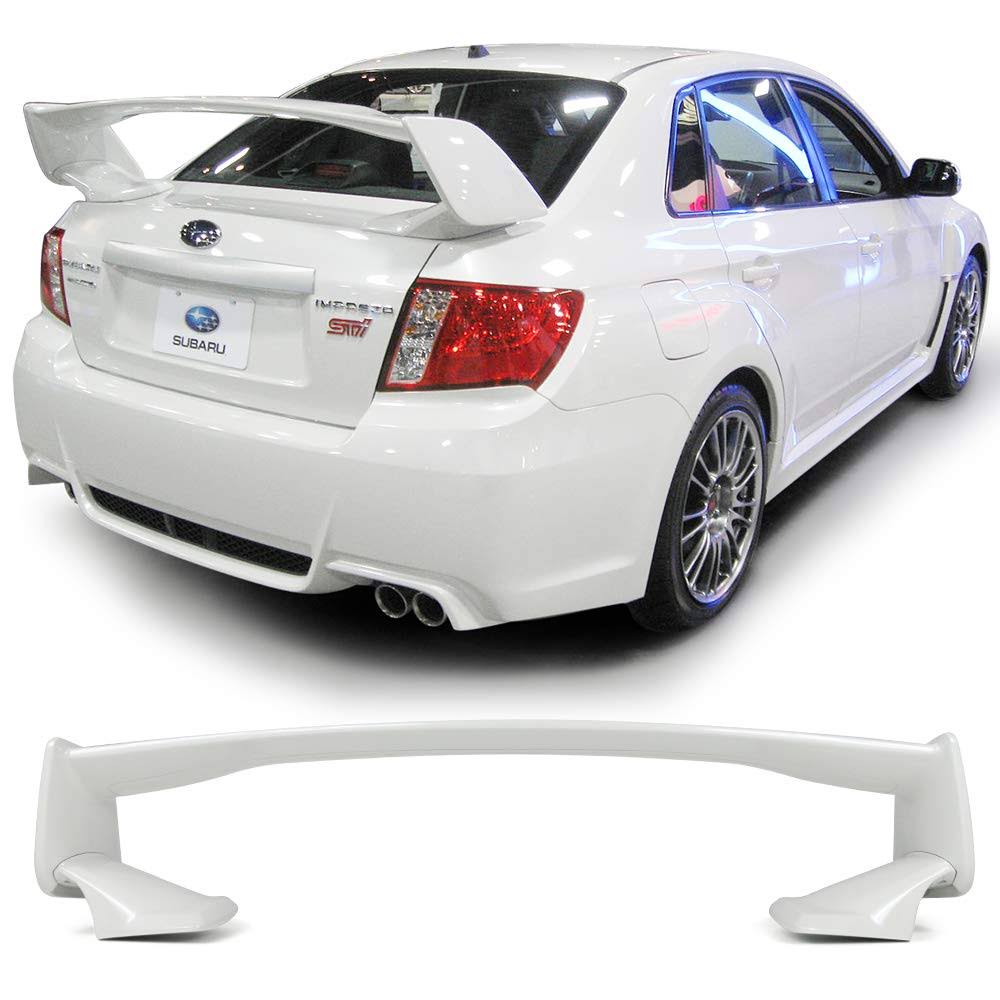 OLM Rear Spoiler Subaru WRX / WRX STI (15-20) [S Style Paint Matched] Crystal White Pearl K1X