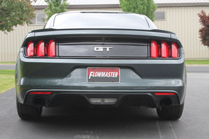 Flowmaster Exhaust Ford Mustang GT 5.0L Coupes & Convertibles (15-17) 3.0" Axleback - Outlaw Series