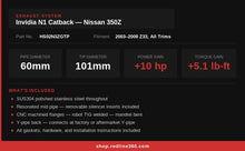Load image into Gallery viewer, Invidia N1 Exhaust Nissan 350Z (03-09) Catback w/ Polished Tips - HS02N3ZGTP - Default Title Alternate Image