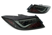 Load image into Gallery viewer, OLM LED Taillights for Subaru BRZ / Toyota GR86 (2022-2026) Scythe Style - White Bar with Black Base &amp; Smoke Lens OLME.49003.3 Alternate Image
