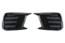 Load image into Gallery viewer, OLM Fog Light Bezel for Subaru WRX / WRX STI (2018-2021) Smoked Tri Bar with LED Sequential Turn Signals &amp; DRL OLMA.70106.2 Alternate Image