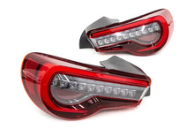 Load image into Gallery viewer, OLM Tail Lights for Scion FR-S (13–16) Toyota 86 (17–20) Subaru BRZ (13–25) OE Plus Linear Style Sequential - Clear Lens OLMA.70206.1-OE Alternate Image