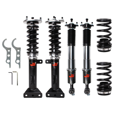 Silvers NEOMAX Coilovers BMW 3 Series E30 (85-91) [w/ E36 Front Lower Mounts] w/ Front Camber Plates