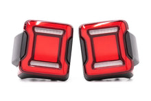 Load image into Gallery viewer, OLM LED Tail Lights for Jeep Wrangler JL (2018-2026) Red OLMA.700194.2 Alternate Image
