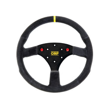 Load image into Gallery viewer, OMP 320 Alu S / SP Racing Steering Wheel [Flat 3 Spokes] Black - S Alternate Image