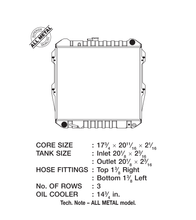 Load image into Gallery viewer, CSF Radiator Toyota 4Runner 2.4L 4WD / RWD (1989-1995) OEM Replacement Copper Brass 2055 - Default Title Alternate Image
