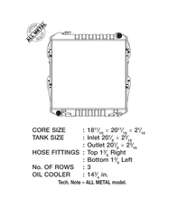 Load image into Gallery viewer, CSF Radiator Toyota 4Runner / Pickup 3.0L 4WD (1988-1995) OEM Replacement Copper Brass 2056 - Default Title Alternate Image