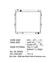 Load image into Gallery viewer, CSF Radiator Toyota Sequoia (2001-2007) OEM Replacement w/ Aluminum Core 3238 - Default Title Alternate Image