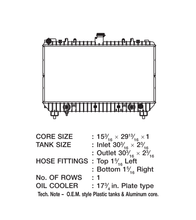 Load image into Gallery viewer, CSF Radiator Chevy Camaro 6.2L (2010-2011) OEM Replacement w/ Aluminum Core 3414 Alternate Image
