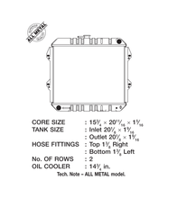 Load image into Gallery viewer, CSF Radiator Toyota 4Runner / Pickup 2.4L 4WD / RWD (86-95) OEM Replacement Copper Brass 895 - Default Title Alternate Image