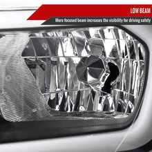 Load image into Gallery viewer, Spec-D Headlights Ford Ranger XL / XLT (2019-2023) OEM Replacement Factory Style w/ LED Bar Turn Signal Matte Black Housing / Clear Lens - Matte Black / Clear Lens Alternate Image