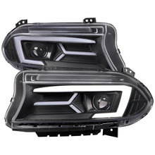 Load image into Gallery viewer, Spec-D Projector Headlights Dodge Charger (2015-2022) Sequential LED Turn Signal - Black or Chrome Alternate Image