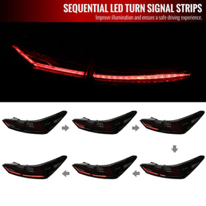 Spec-D Tail Lights Toyota Camry (2018-2022) Sequential LED w/ Breathing Effect