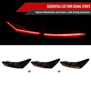 Spec-D Tail Lights Toyota Camry (2018-2022) Sequential LED w/ Breathing Effect