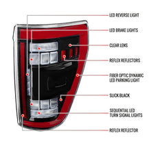 Load image into Gallery viewer, Spec-D Full LED Tail Lights Ford F150 (2021-2023) LED w/ Switchback Sequential Turn Signals Alternate Image
