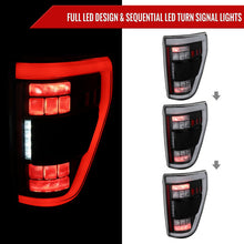 Load image into Gallery viewer, Spec-D Full LED Tail Lights Ford F150 (2021-2023) LED w/ Switchback Sequential Turn Signals Alternate Image