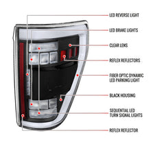 Load image into Gallery viewer, Spec-D Full LED Tail Lights Ford F150 (2021-2023) LED w/ Switchback Sequential Turn Signals Alternate Image