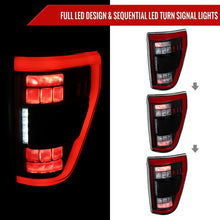 Load image into Gallery viewer, Spec-D Full LED Tail Lights Ford F150 (2021-2023) LED w/ Switchback Sequential Turn Signals Alternate Image