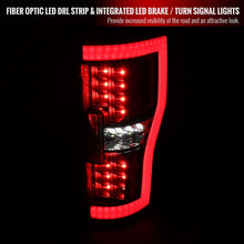 Load image into Gallery viewer, Spec-D Full LED Tail Lights Ford F250/ F350/ F450/ F550 Super Duty (2017-2019) LED Bar - Black or Chrome Alternate Image